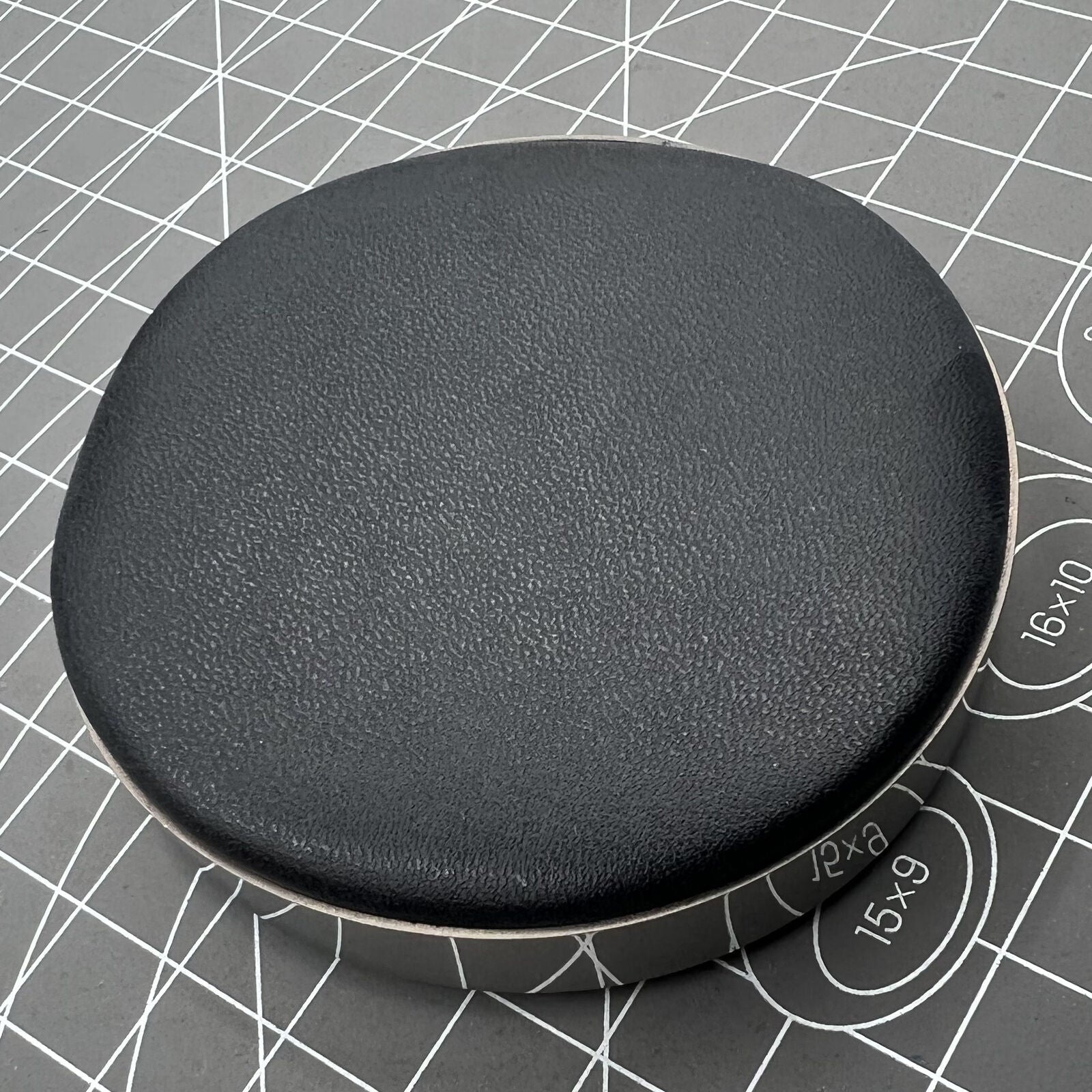 Large leather watch movement cushion pad, perfect for secure watch repairs and display.