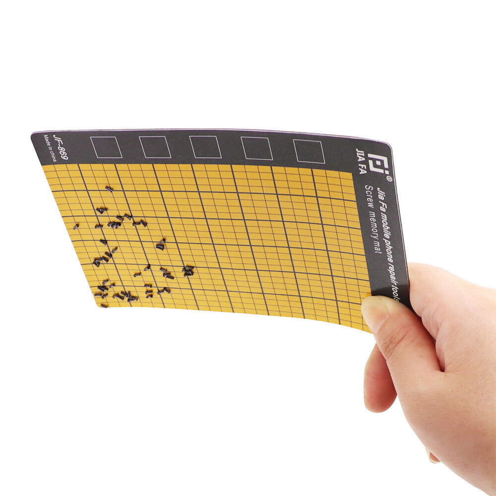 Tapis de mémoire magnétique pour vis, mini-tableau de travail pour montre, outil de réparation de téléphone portable
