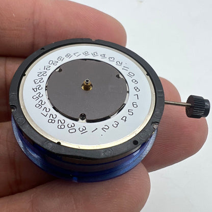 Swiss Made Original ETA G10.791 watch accessory showcasing multifunctional quartz movement by ETA.