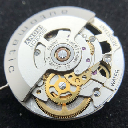 Swiss Made ETA2824 mechanical watch movement by C07.111, no calendar, premium replacement part for precision repair.