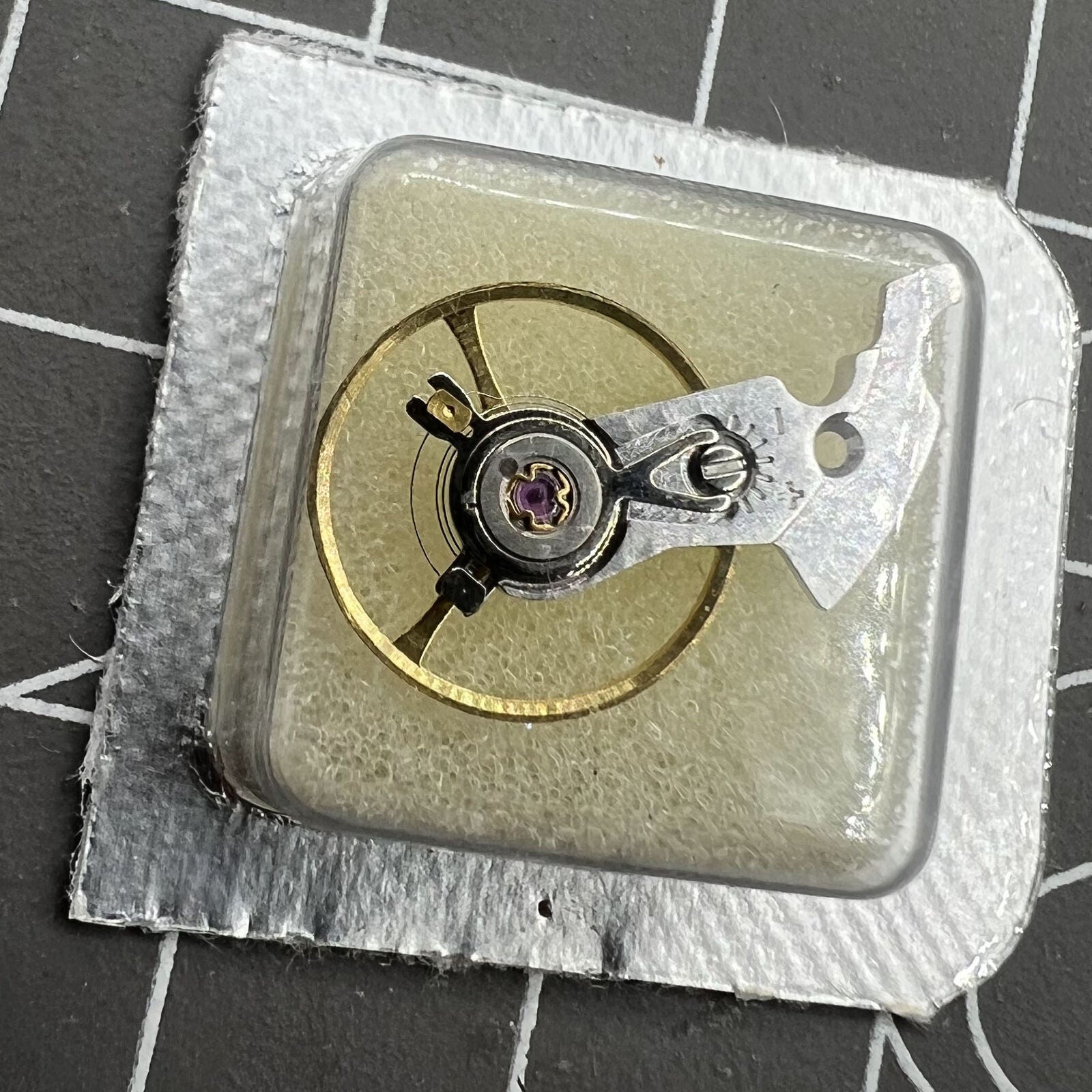 Carved balance wheel splint for Seagull ST2130 2100 2824 2836 watch movement repair.