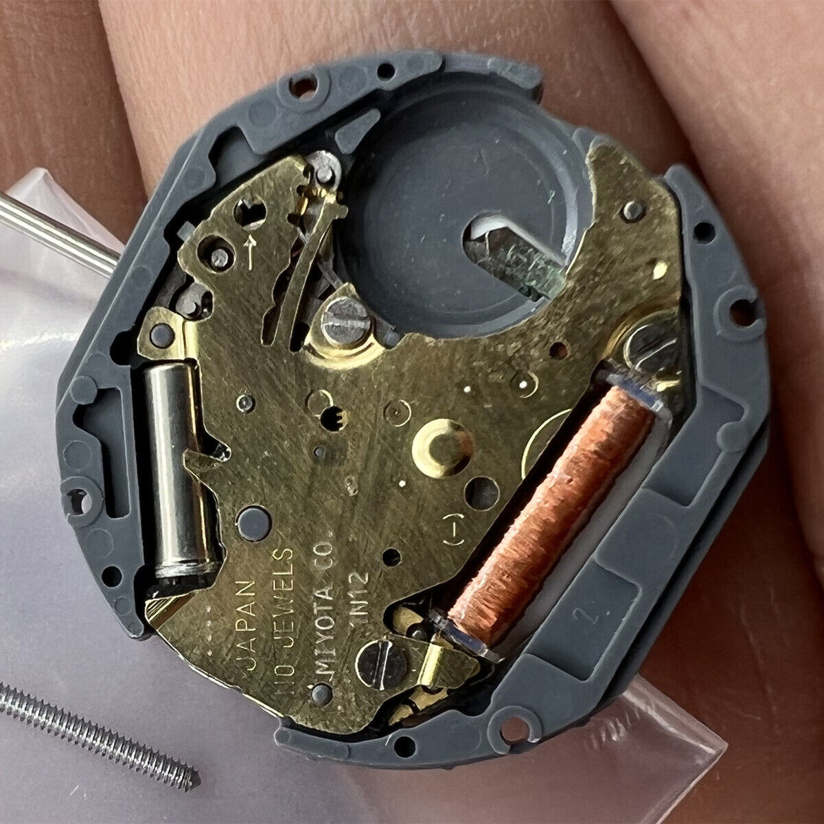 Replacement Miyota 1N12 Japan Quartz Movement Date at 3/6 Japan Made Watch Part