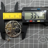 Double Mainspring Multi-function Hollow Mechanical Movement Double Time Zone