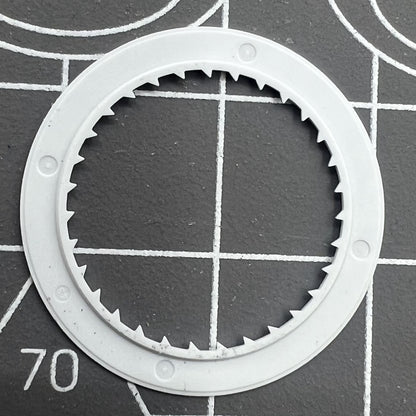 Disque de date blanc, roue de police numérique vintage, roue de date pour mouvement Miyota 8215 