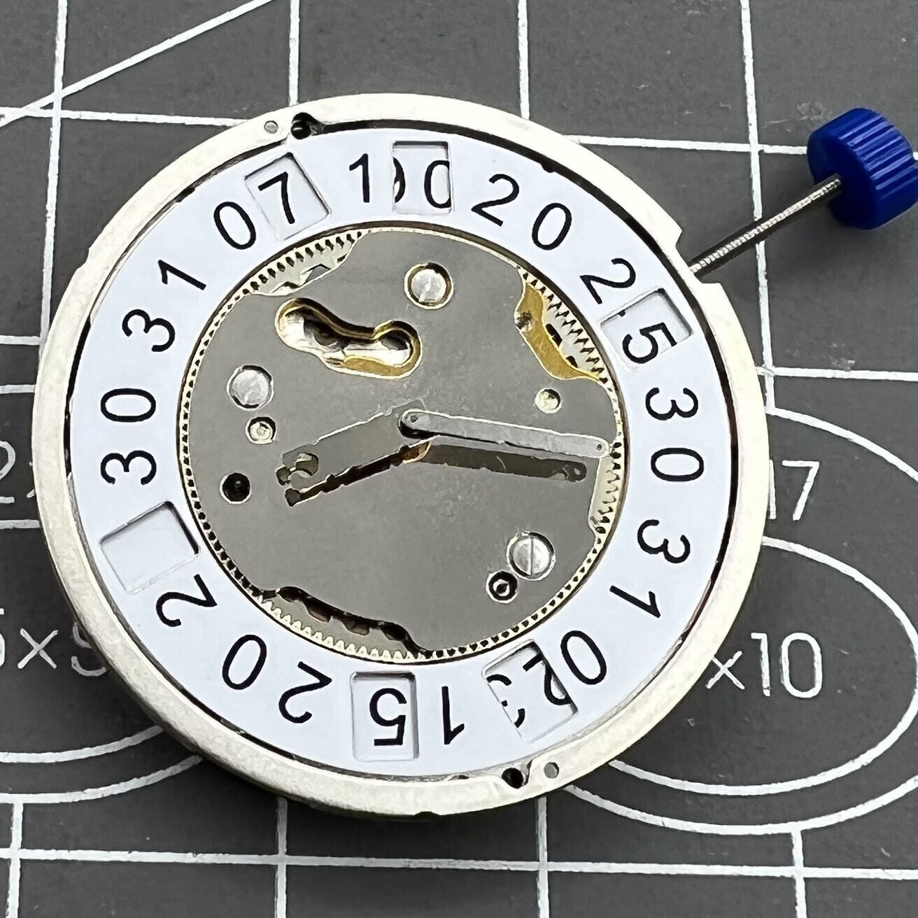 Montre à quartz suisse Ronda 5040B 5040.B, mouvement date 12 