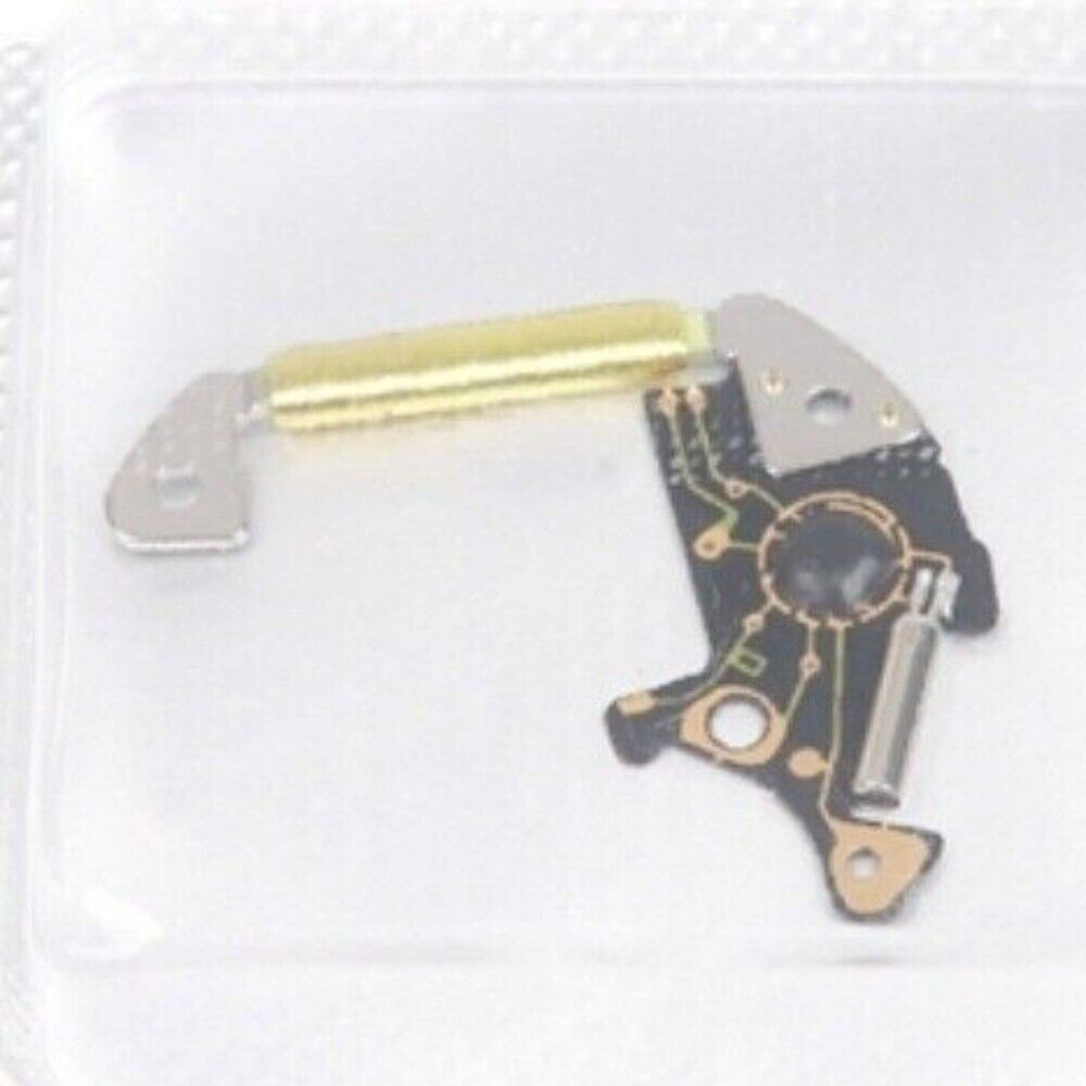 Swiss Made Ronda 1009 quartz movement circuit board for precision watch repair and replacement.