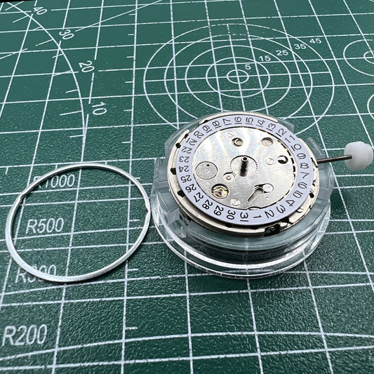 Großhandel Mingzhu DG2813 2813 Automatische Mechanische Bewegung 3 Hände Silber 