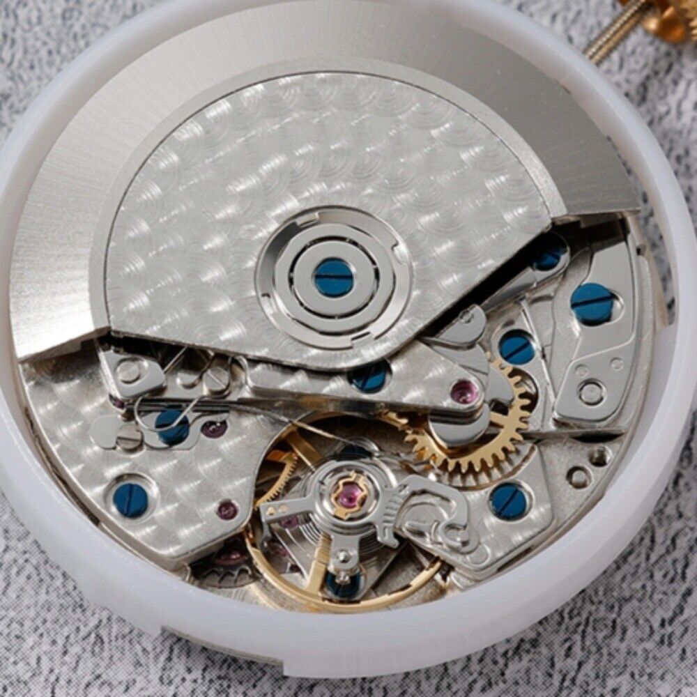 7750 Chronograph watch with automatic movement, small seconds, and single date display