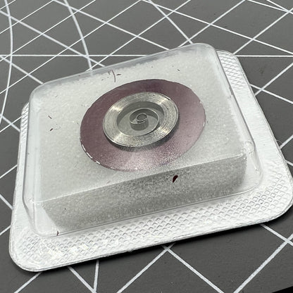 Replacement mainspring for ETA C07.111 and C07.121 watch movements, essential for accurate timekeeping.