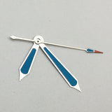 Yellow/Pink/Blue 9.3*13.3*14.3mm Watch Hands Set For 8215 8200 2813 Movement