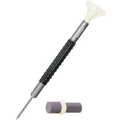 Bergeon 6899-AT-060 Ergonomic 0.6mm Screwdrivers with Spare Blades