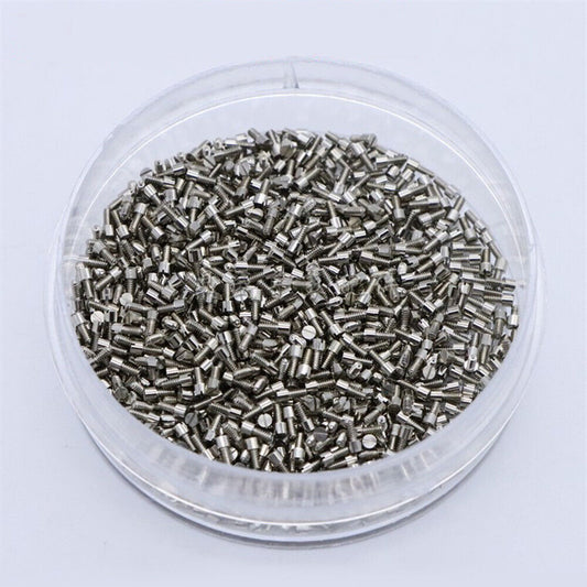 Lot de 10 vis pour pieds de cadran de montre, fabriquées en Chine, pour mouvement 7120