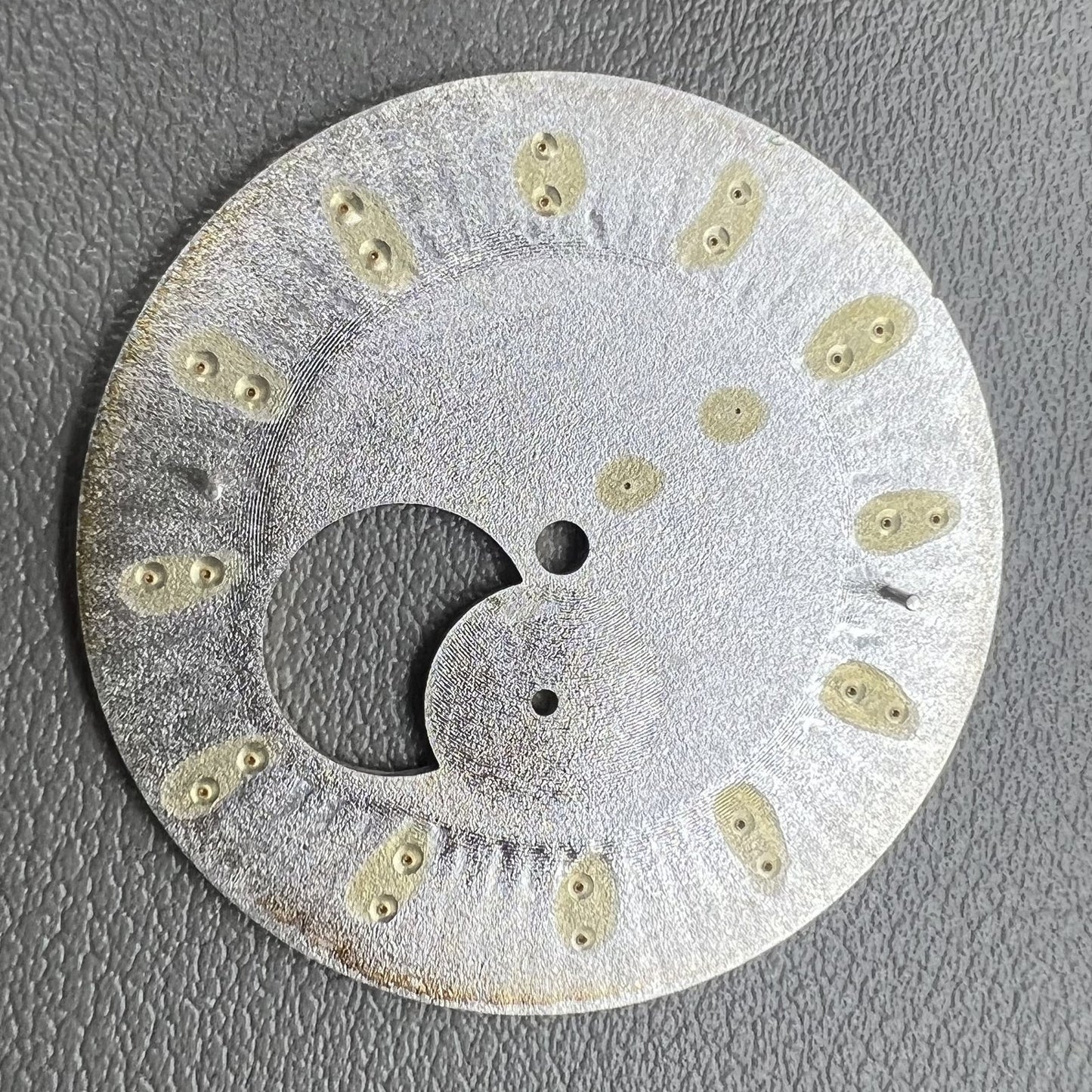 Gelbes 35mm Cocktail Uhrenzifferblatt Modifiziert Kein Leuchten Für NH39 Uhrwerk