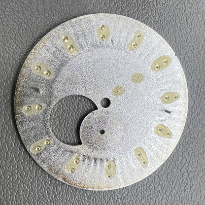 Gelbes 35mm Cocktail Uhrenzifferblatt Modifiziert Kein Leuchten Für NH39 Uhrwerk