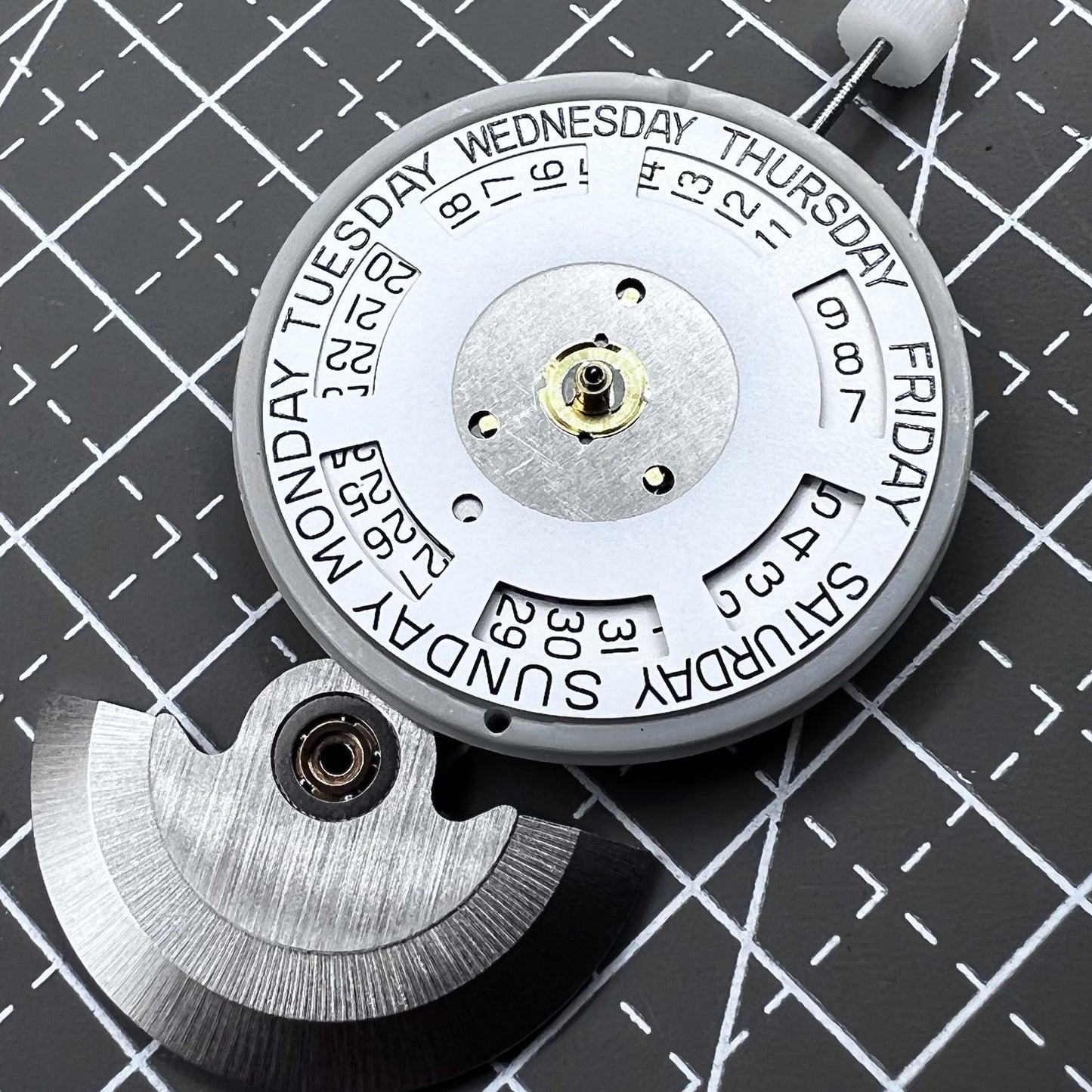 Seagull Automatikwerk ETA2834-2 Ersatz Uhrwerk mit Tag- und Datumsanzeige f�r Uhrenreparatur