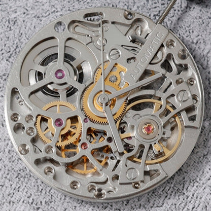 China Made 24 Jews SL-2201C Hollow 3 Hands Automatic Mechanical Movement 3 Hands