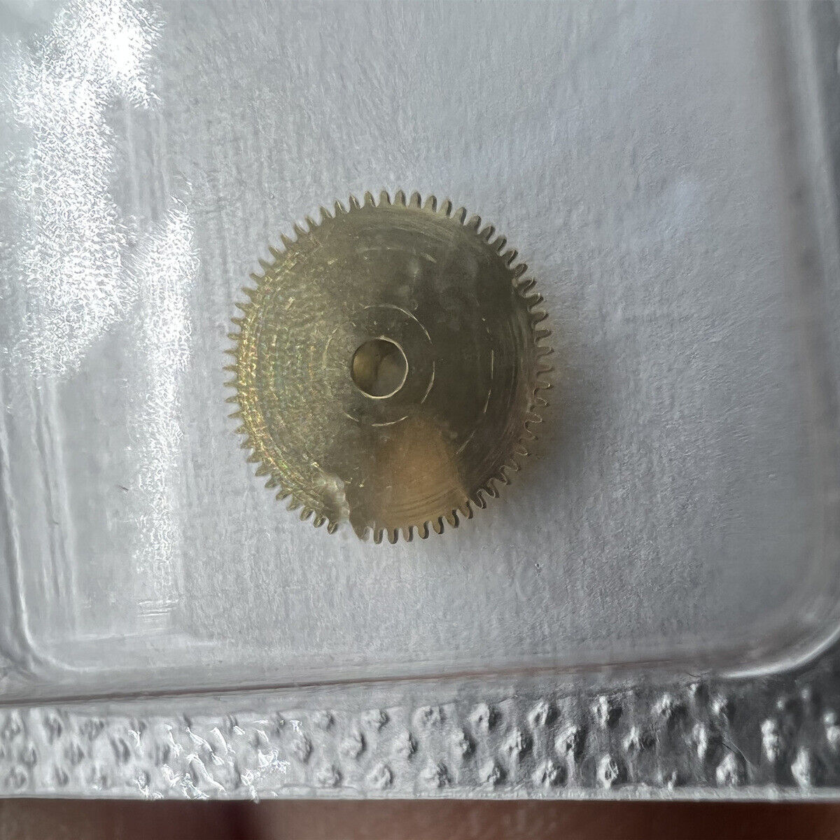 Swiss Made Hour Wheel H1 for ETA2824 movement, precision watch part for reliable timekeeping.