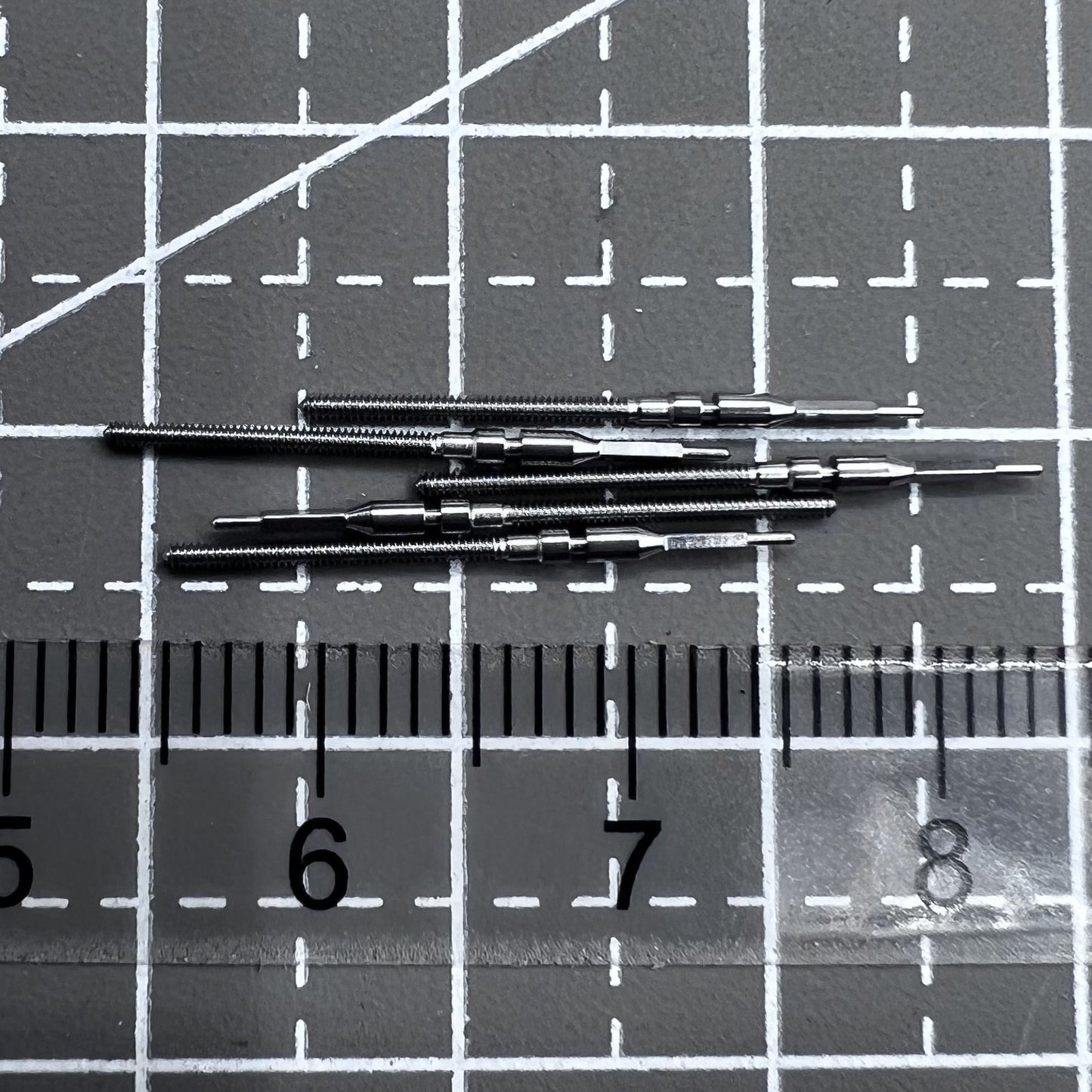 3 Stück Miyota Citizen 8200 Uhrwerk Aufzugswellen Ersatzteile
