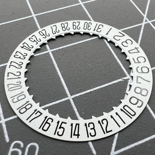 2 Stück Japan Original Datumsscheibe für Miyota 9015 Uhrwerk Datum bei 6 Uhr