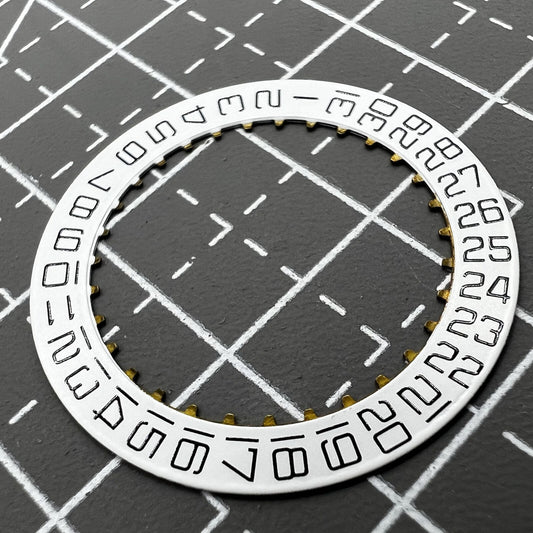 Swiss White Date Disk Wheel Date Wheel for ETA2824 Movement Date 3 Square Font