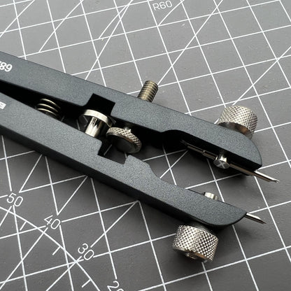 Bergeon 6825-PF spring bar pliers for precise watch bracelet adjustments, Swiss Made quality tool.