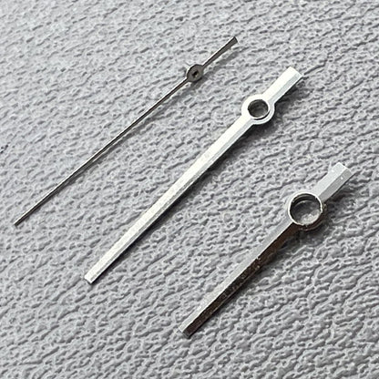 Set of silver Modified Dayjust High Canon hands compatible with Miyota 8285,.
