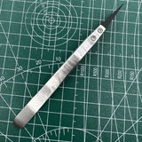 Stainless Steel Tweezers Carbon Fiber Head Tweezers Watch Repair Tool