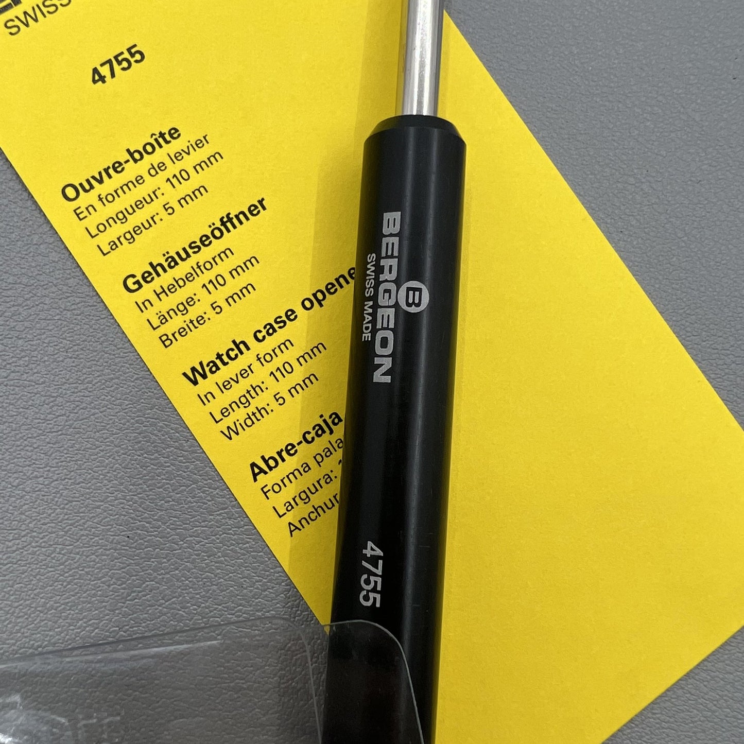 Bergeon Swiss Modell 4755 Uhrgehäuseöffner Swiss Tool Werkzeug