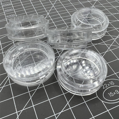 Boîtes de rangement en plastique pour mouvements de montres, grandes ou petites, 10/30/50 pièces