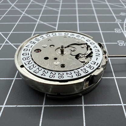 26.5mm 7120 automatic mechanical watch movement, featuring single calendar and three-hand design for accurate timekeeping.
