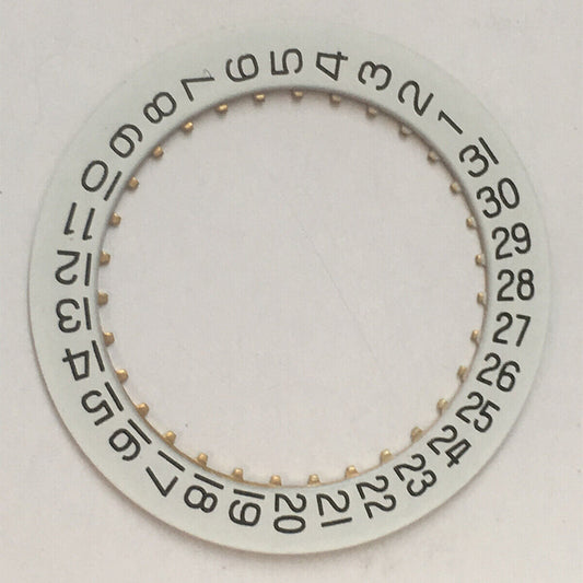 White date wheel disk for ETA 2834/2836/2846 watch movements, compatible generic replacement.