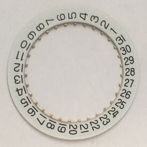 White Date Disk Date Wheel Disk Generic for ETA 2834 2836 2846 Movement