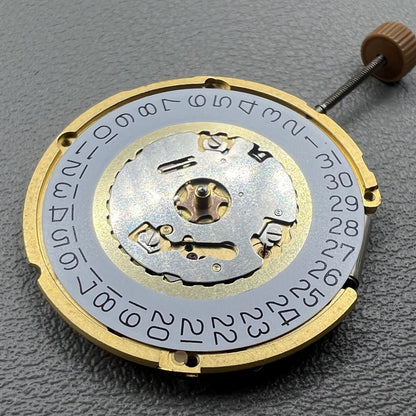 Quarzuhrwerk Ronda 6004D von Schweizer Qualit�t mit Datumsanzeige bei 3 Uhr f�r pr�zise Zeitmessung