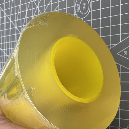 Transparent protective film for watch bands 6-10cm wide, prevents scratches and preserves silver jewelry shine.