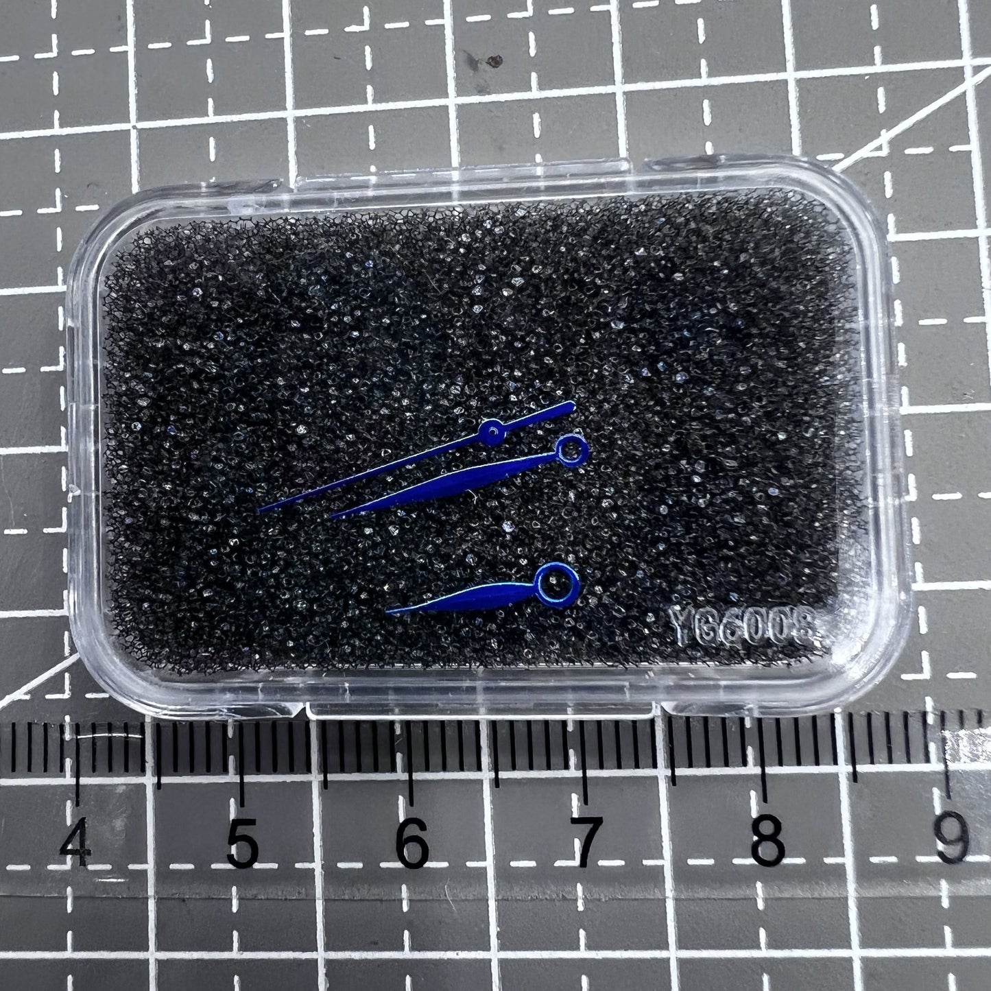 Blau 3 Zeiger Uhr Hände Set für Miyota 9015 Stunden Minuten Sekunden Uhrwerk