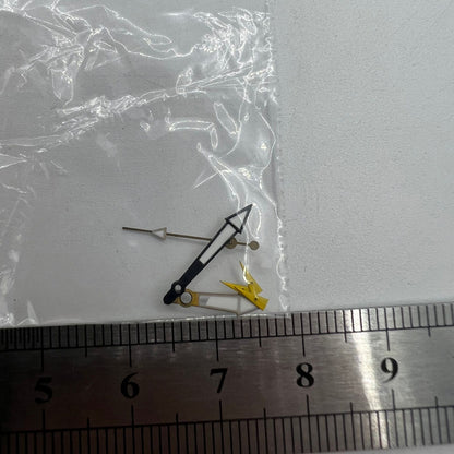 Yellow small second hand with black trim for Miyota OS10 OS20 OS60 OS80 watches