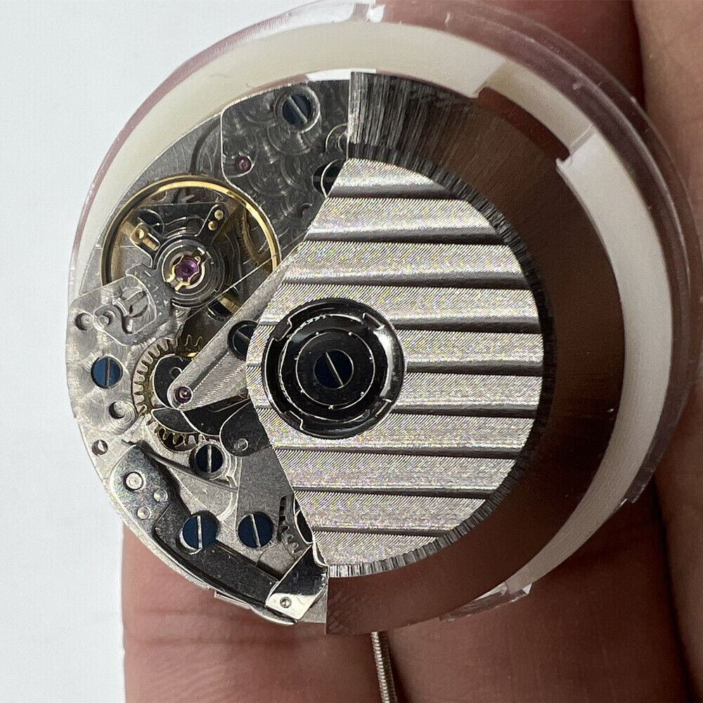 SHANGHAI 7750 black watch accessory with automatic movement, day-date display, and small seconds at 9 o?clock.