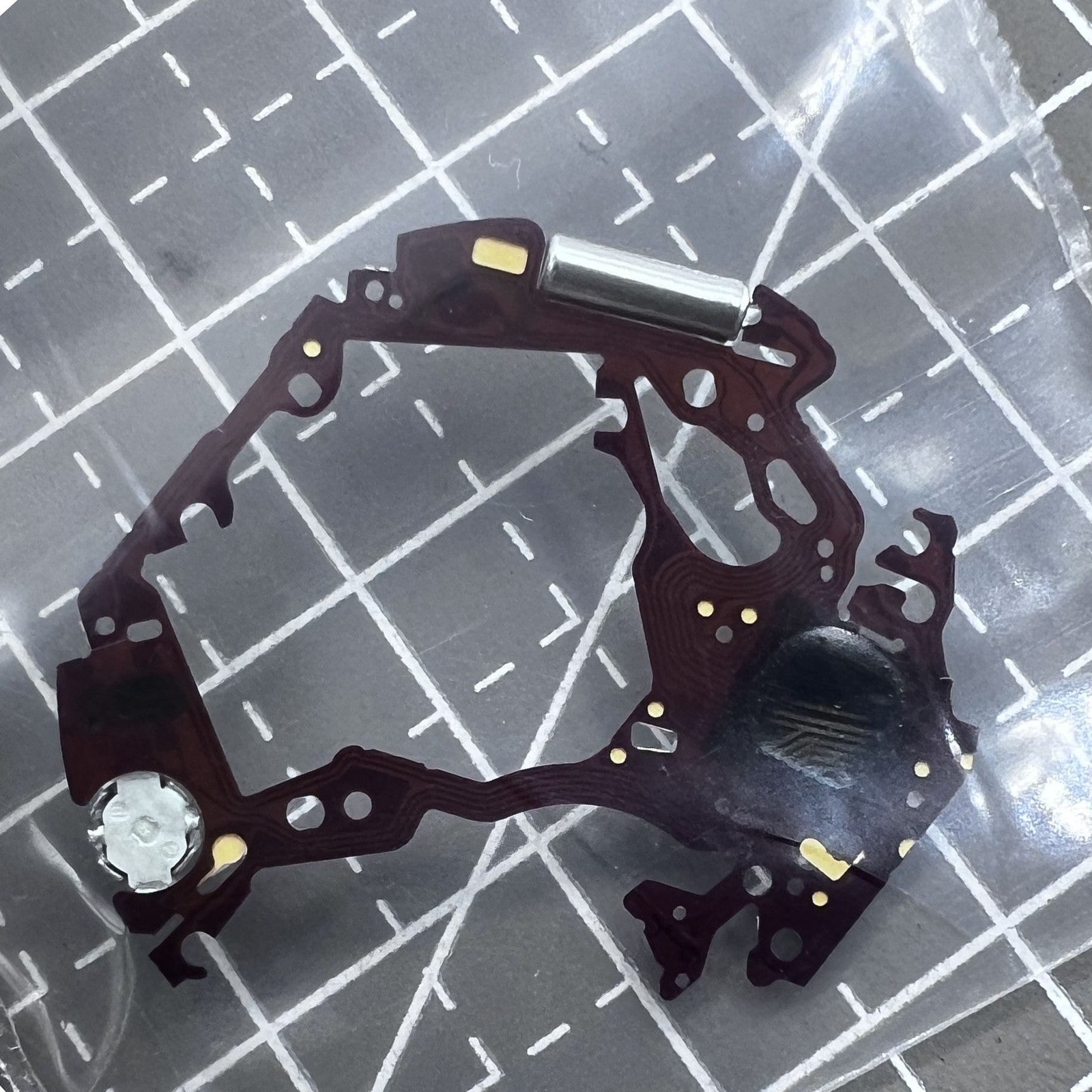 Seiko 5T52B quartz watch circuit board, original Japan-made component for reliable timekeeping accuracy.