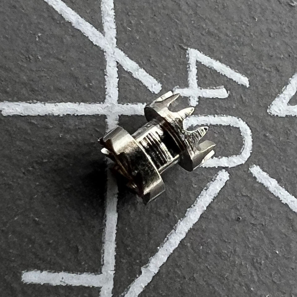 2 Stück Silber Ersatz Schiebepinion Kupplung für ETA6497 ST3600 Uhrwerk