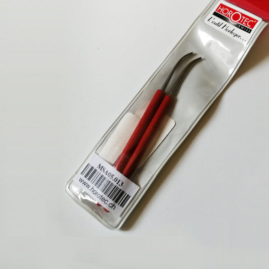 Horotec MSA05.013 Paire de leviers à main pour montres-bracelets Largeur des embouts 3,00 mm 