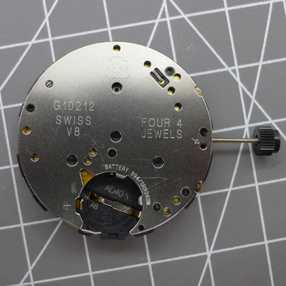 Swiss ETA G10.212 Watch Quartz Movement Swiss Made Movement 3 Hands Date At 6