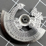 Silver Dragon Carved Rotor Oscillating Weight for NH35 NH36 Movement