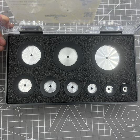 Bergeon Swiss 5700-52 Soft Upper Suction Dies 9 Rundköpfe Adiprene