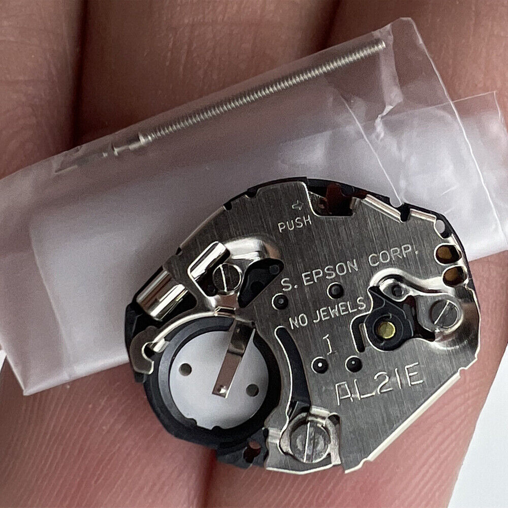 Hattori Epson AL21 quartz watch movements, Japan-made, 5-pack for precise timekeeping.