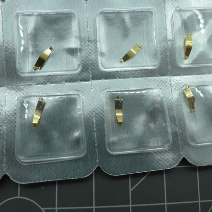 Battery fixing plate set for ETA976.001 quartz watch movement, durable 3-piece accessory.