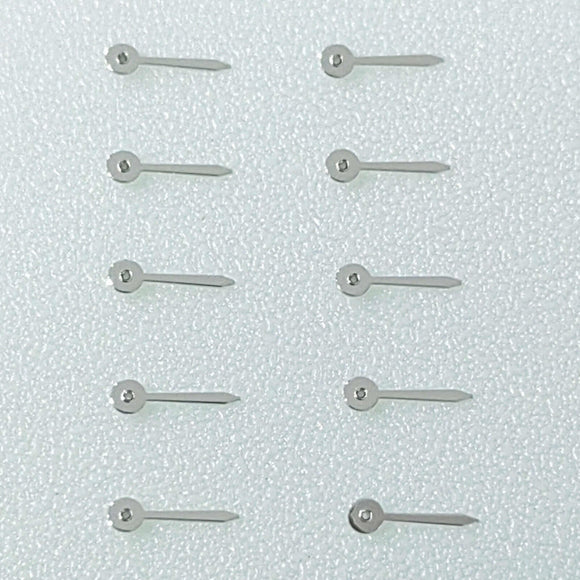 10pcs 4mm Silver Small Second Hands for Miyota OS10 OS20 Movement Watch Part