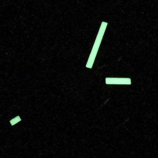 Green luminous watch hands set for SKX007 and SPR777 with NH35A/NH36 movement, P1-5-D.