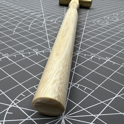 Bergeon 30416 brass hammer by Swiss Made for precise watch accessory adjustments and repairs.