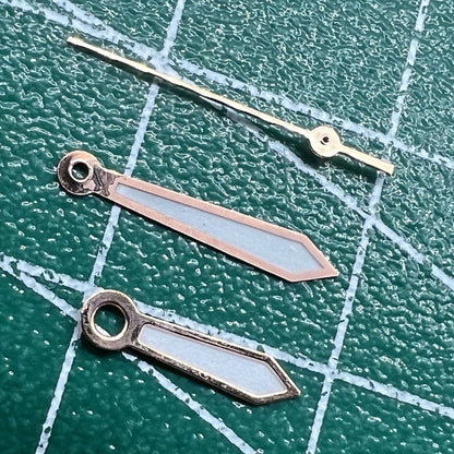 Wholesale 11mm green lume watch hands compatible with Miyota 2315, 2035, 2036, 2115, 2305 movements.