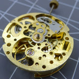 26.5mm DANDONG 7120 Automatic Mechanical Watch Movement Hollow Golden